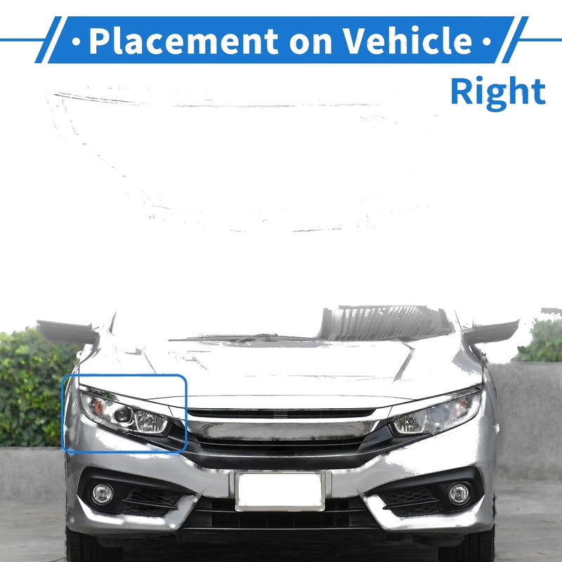 Honda CRV Car Front Right Headlight Lens Cover (2012-2014)