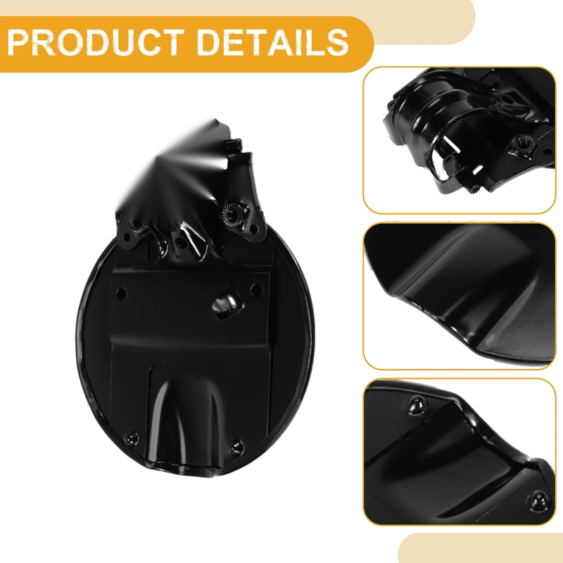Chevy Colorado 2004-2012 Fuel Filler Flap Cover Black Fuel Tank Door Cap