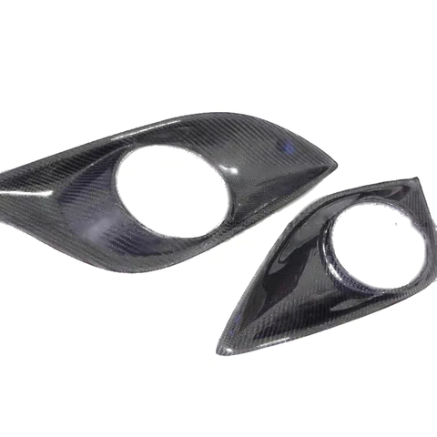 Hyundai Veloster Turbo 12-17 Real Carbon Fiber Front Bumper Fog Light Cover