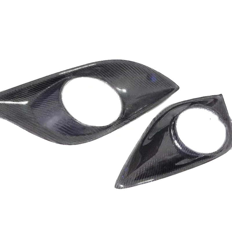 Hyundai Veloster Turbo 12-17 Real Carbon Fiber Front Bumper Fog Light Cover