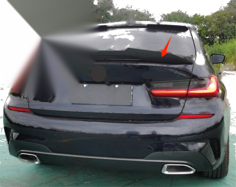 BMW 3 Series G20 G80 M3 Sedan Rear Unpainted Spoiler Wing (2019-2024)