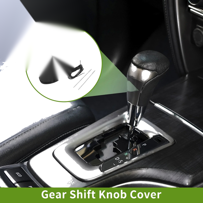 Dodge Journey 2011-2020 Black Faux Leather Car Gear Shift Knob Cover