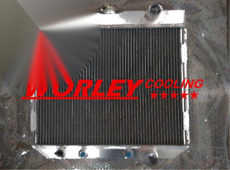 Ford Mustang, Mercury Cougar 289, 302, 351 3-Row Radiator & Fan (67-68)