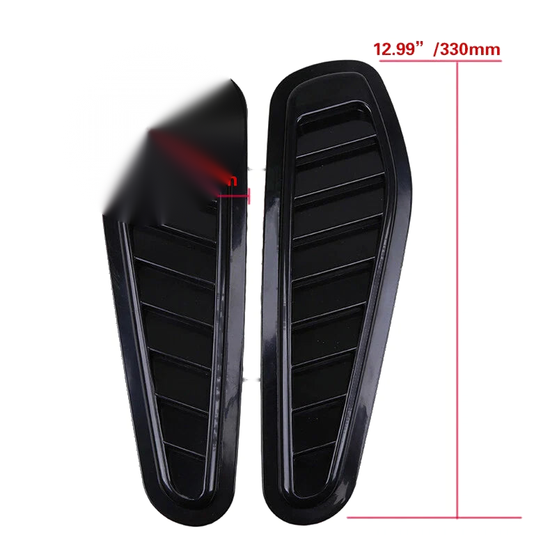 2 x Universal Car Decorative Air Flow Intake Scoops