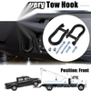 Chevy Silverado 1500 & GMC Sierra 1500 Front Recovery Tow Hook Kit (2014-2023)