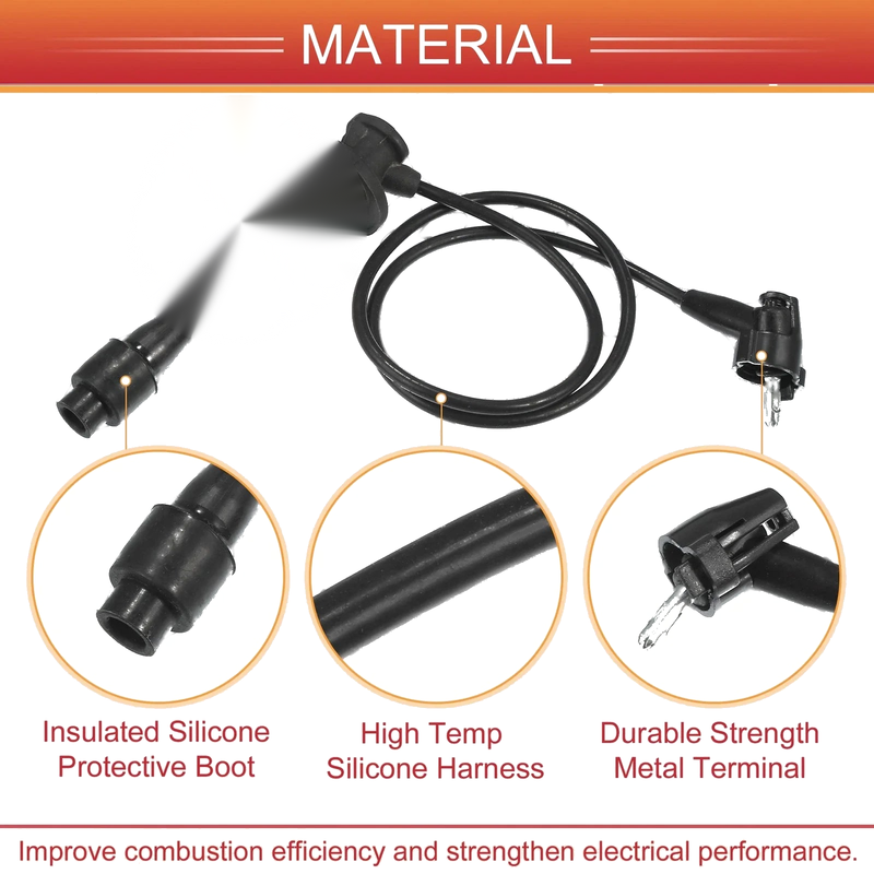 Lexus ES300 3 x Spark Plug Wire Ignition Coil Cables (1997-2001)