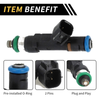 Ford Ranger 2006-2010 - 4 Holes, Black Fuel Injector Nozzle