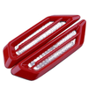 Universal Models 2 x Red Car Exterior Hood Air Flow Fender Side Vent Intakes