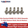 Kia Carnival D4HB 2.2L 2014 Onwards Titanium Turbo Charger Stud Kit