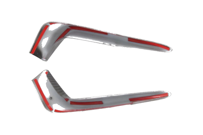 Honda Civic Hatchback 2020-2021 Carbon Fiber Rear Fog Light Lid Cover Trim
