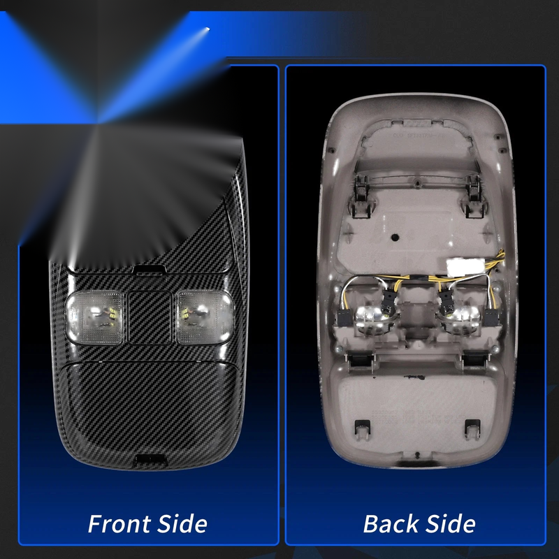 Dodge Ram 1500 Carbon Fiber Overhead Console Light Assembly (2019-2023)
