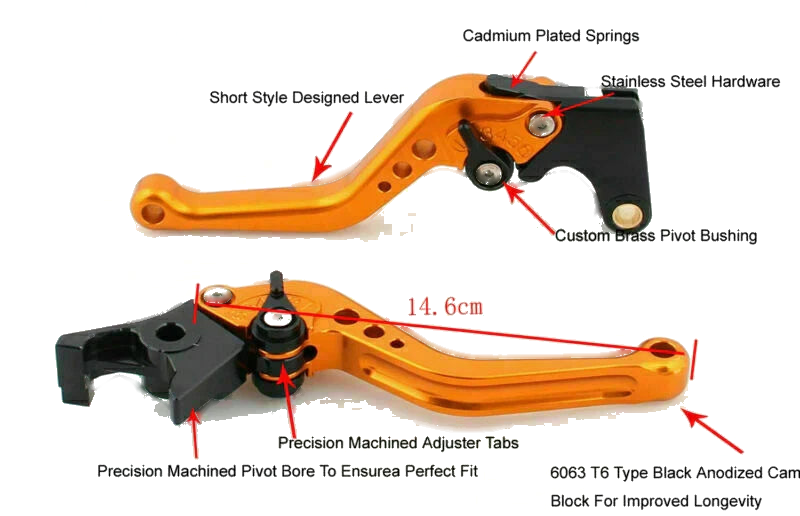 Ducati Hypermotard 939 SP (2016) - Blue Brake Clutch Lever