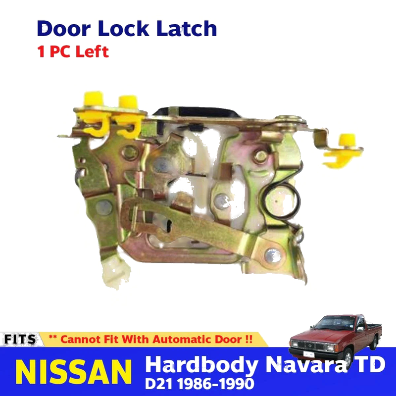 For Nissan Navara D21 Manual Door Truck 1986-97 Door Lock Latch Front Left