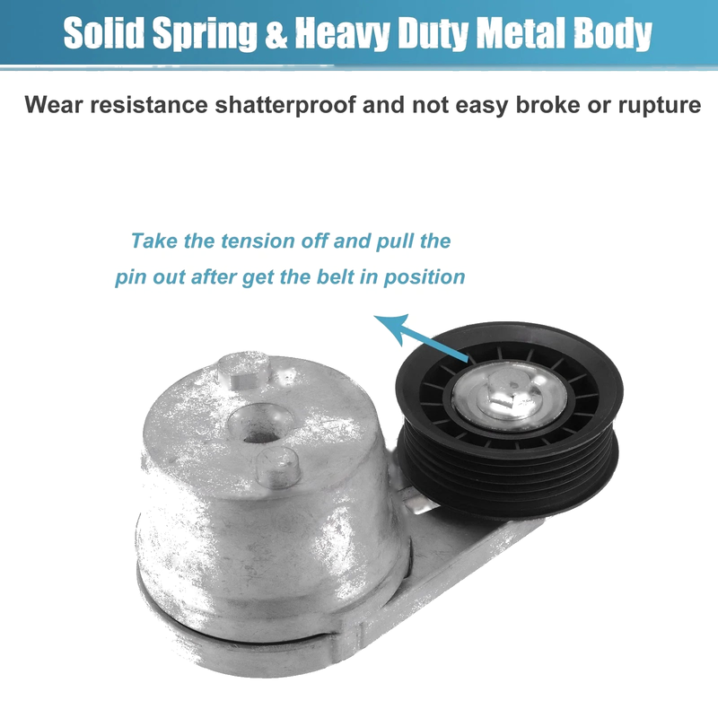 Chevrolet Express 2500 Belt Tensioner Pulley Assembly (2006-2016)