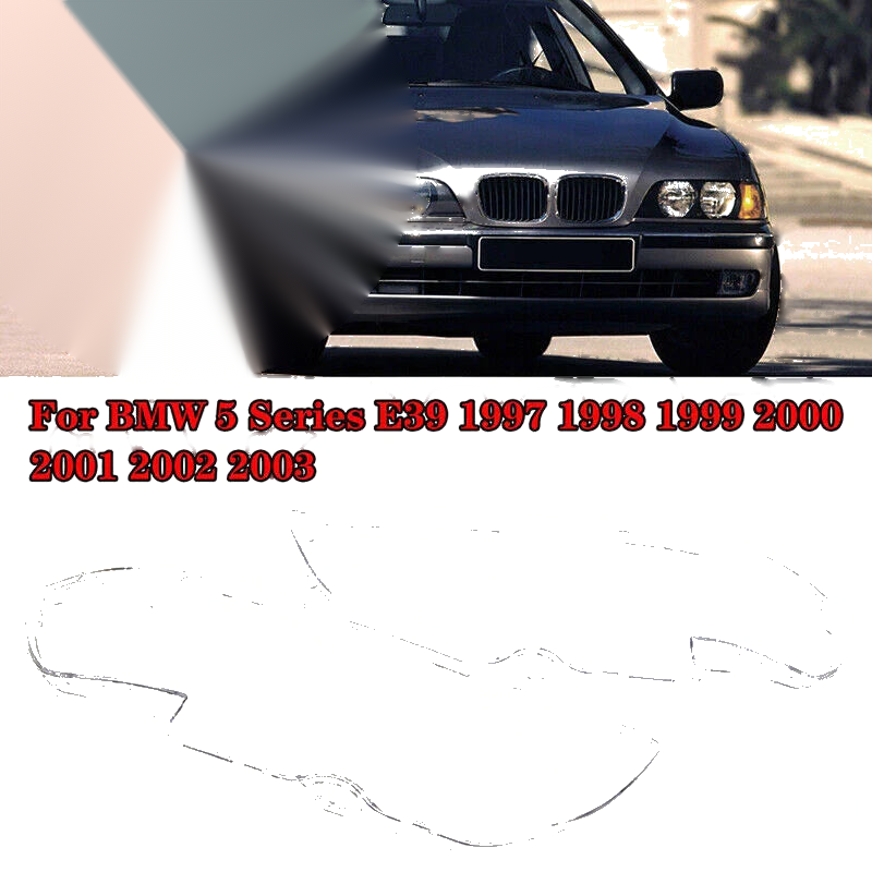 1996-2003 BMW E39 Facelift 528i 530i Clear Headlight Lens Covers (1996-2003)