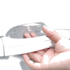 Cars 8pcs Clear Car Door Handle Bowl Stickers Anti-Scratch Protectors