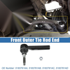 Dodge Chrysler Jeep 2 x Front Inner Outer Tie Rod Ends (2005-2010)