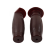 Vintage Motorcycle Handlebars Brown Universal 7/8" Easy-Hold Hand Grips