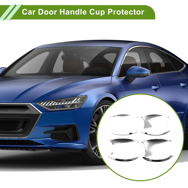 Honda CR-V CRV Chrome Silver Tone 4 x Pcs Car Door Handle Cup Protector