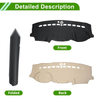 Jeep Grand Cherokee (2011-2017) - Black Carpet Dashboard Cover Mat