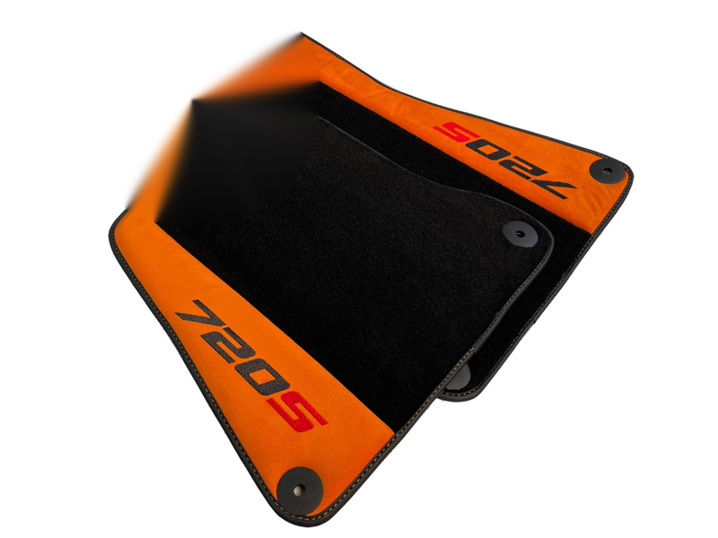 McLaren 720S (2017-2022) - Premium Quality & Style Black Floor Mats