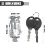 Dodge Dakota Ignition Switch Lock Cylinder Set with 2 Keys (2005-2011)