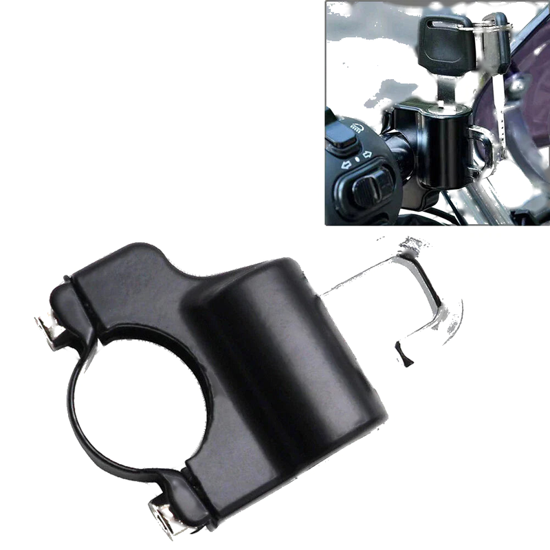 Universal Motor Helmet Lock Handlebar 7/8" Tube Anti-theft Security
