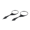 Dirtbike Motorcycle Universal 10mm Folding Side Rearview Mirrors
