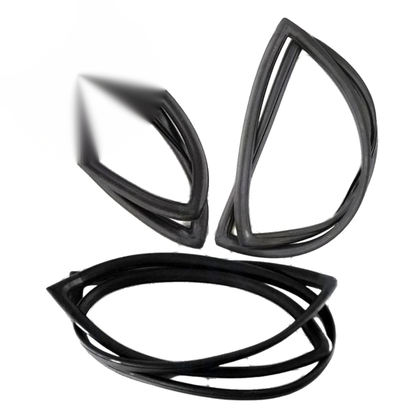 Windshield Rubber w/o Moulding F+R Set 3 Fits Nissan Patrol Safari Y60 87-97 D05