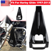 Harley Road King & Street Glide Black Vivid Fairing Chin Spoiler Scoop