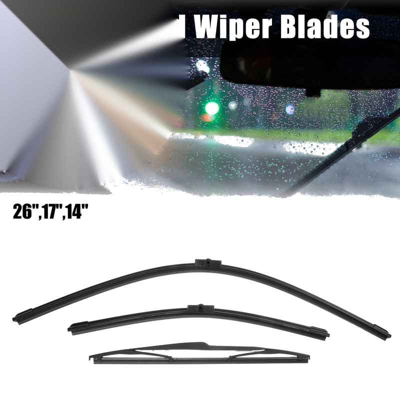 Ford Focus MK2 3 x Wiper Blades Set (2004-2011)