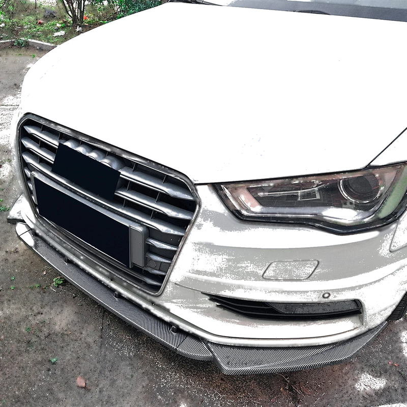 Audi A3 8V Carbon Look Front Bumper Spoiler Lip (2013-2016)