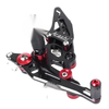 Yamaha MT-07 (2014-2017) Black Adjustable Rearset Footpegs Kit