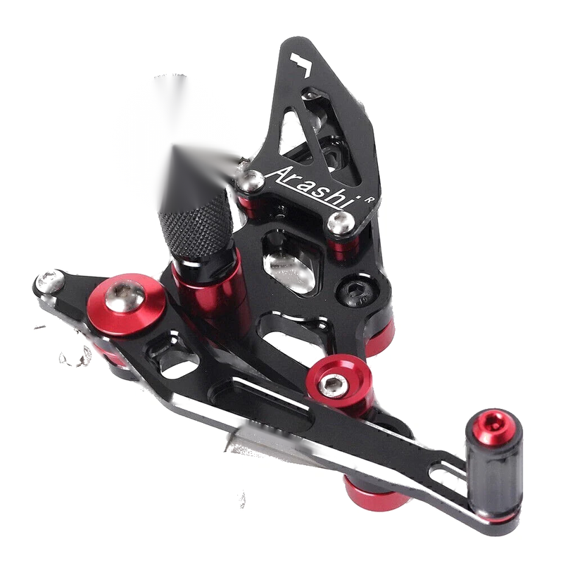 Yamaha MT-07 (2014-2017) Black Adjustable Rearset Footpegs Kit