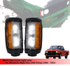 Mitsubishi  L200 2 x Corner Light Lamps Black Trim (1986-1994)