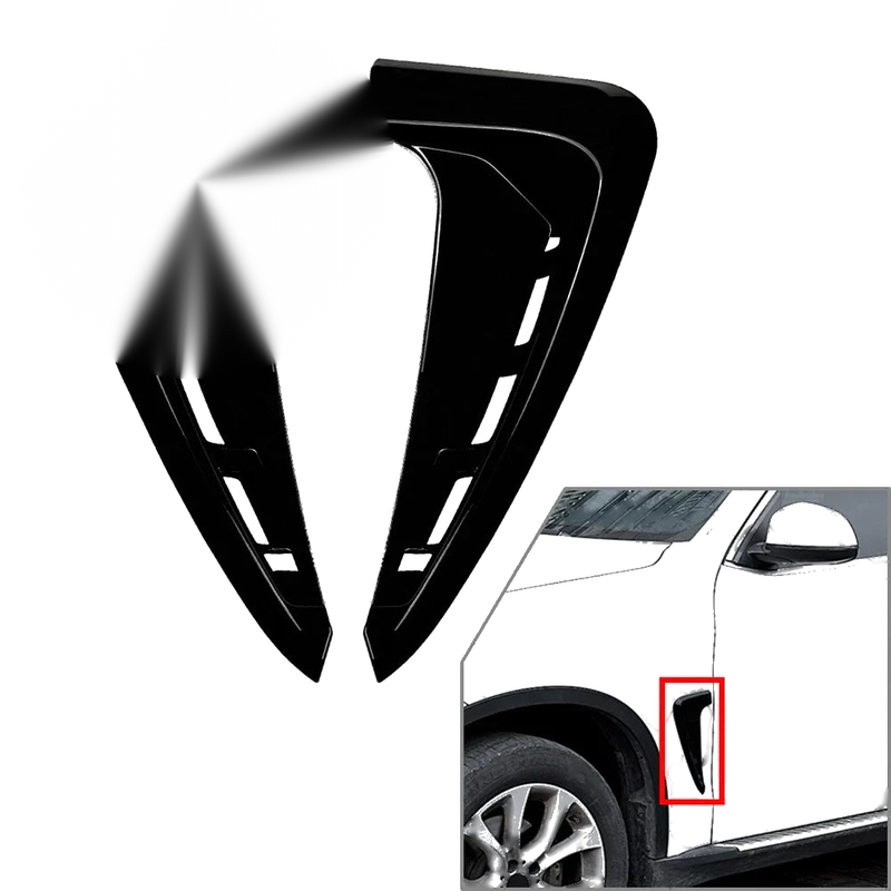 BMW X5 F15 M Sport (2014-2018) Gloss Black Fender Air Vent Trim Cover