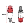 Honda Yamaha Red M5x0.8 Motorcycle Screw Fork Air Bleeder Valves 2 x
