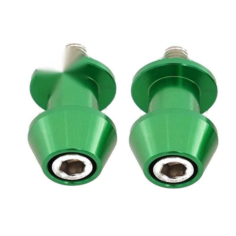 Honda CBR 600RR 1000RR Stand Screw Swingarm Spools Slider M8 Green (2003-2023)