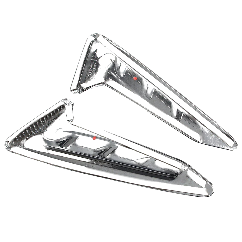 BMW X3 2 x Chrome Exterior Side Air Vent Cover Trim (2018)