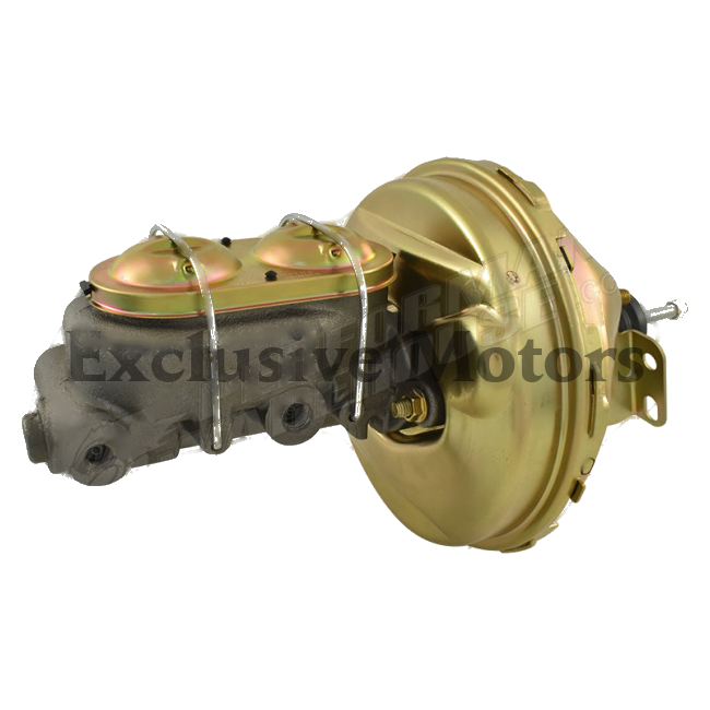 GM 1-1/8" Bore Master Cylinder & 9" Brake Booster (1964-1974)