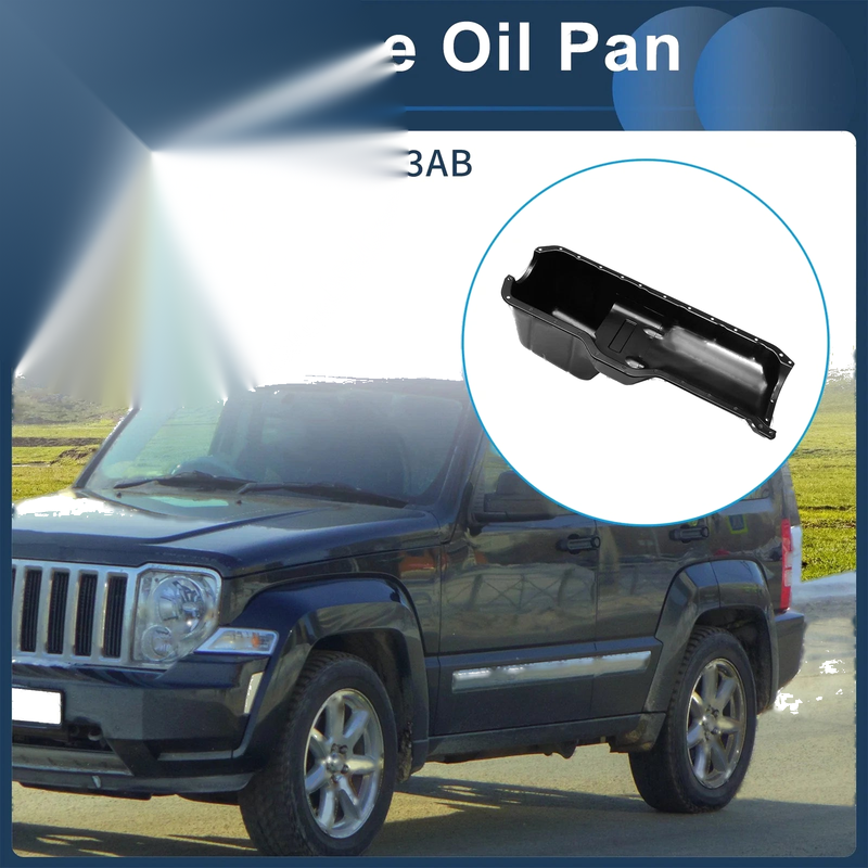 Jeep Cherokee (1987-2001) - 1 x Iron Black Engine Oil Pan
