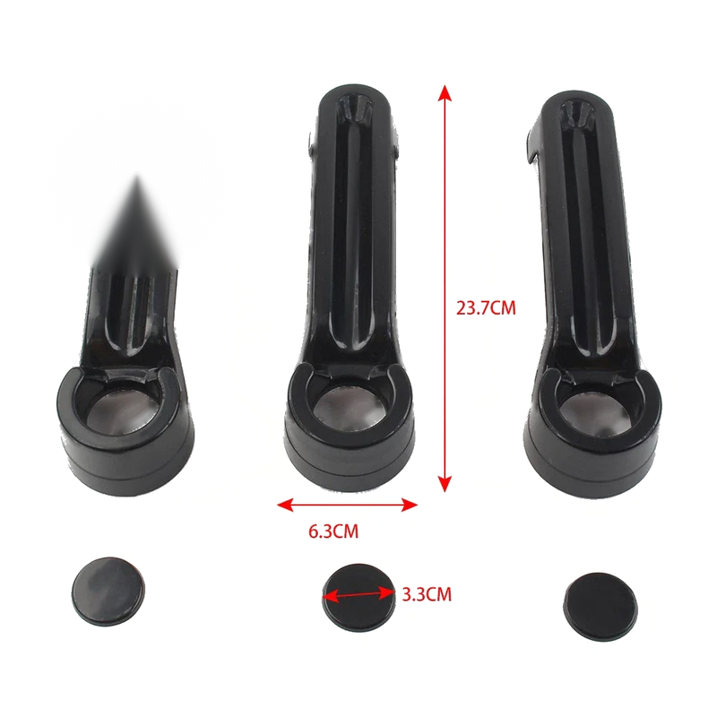 Jeep Wrangler JK 2-Door Exterior Door Handle Tailgate Cover Trim (2007-2017)