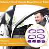 Jeep Renegade (2015-2023) 4 x Purple ABS Interior Door Handle Bowl Cover Trim