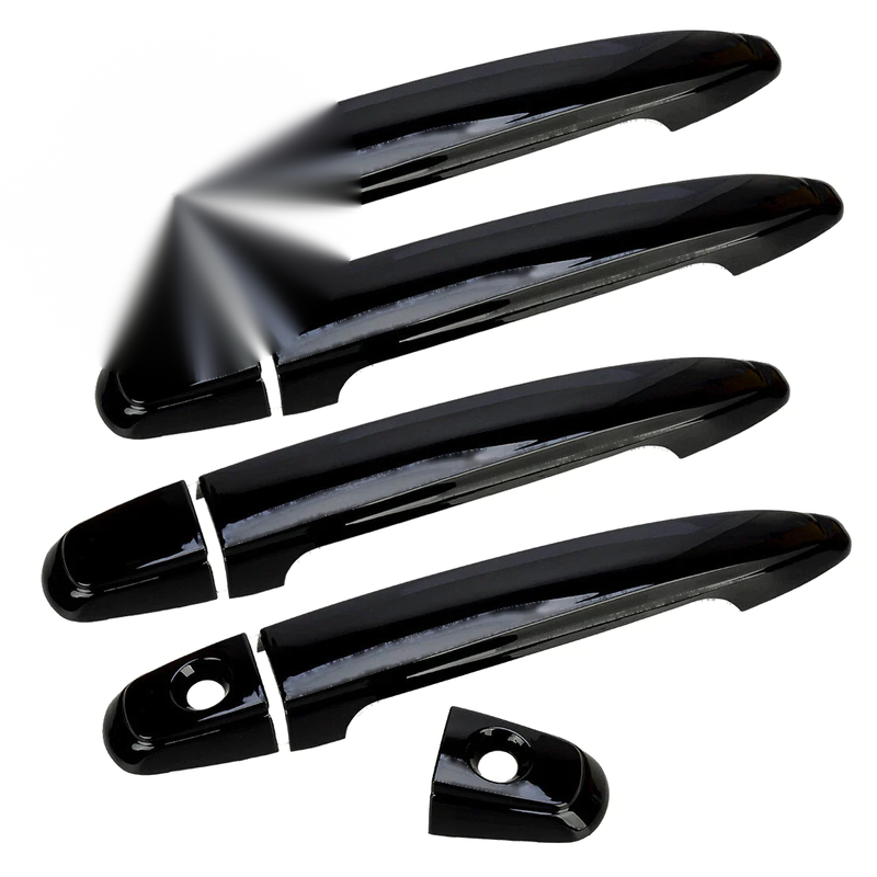 Toyota 4Runner Black Outside Door Handle Cover Trim (2003-2009)