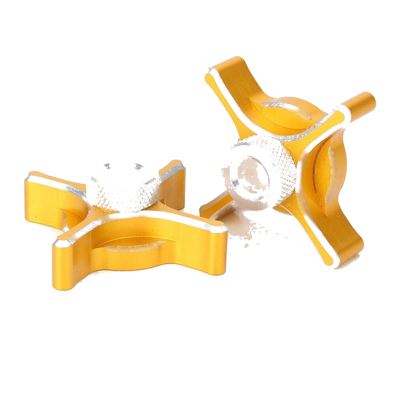 Kawasaki Z800 & Yamaha MT09 Chain Adjuster Tensioners Gold (2013-2015)