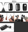 Land Rover LR4 Discovery Sport White Leather Remote FOB Key Cover Bag Fit