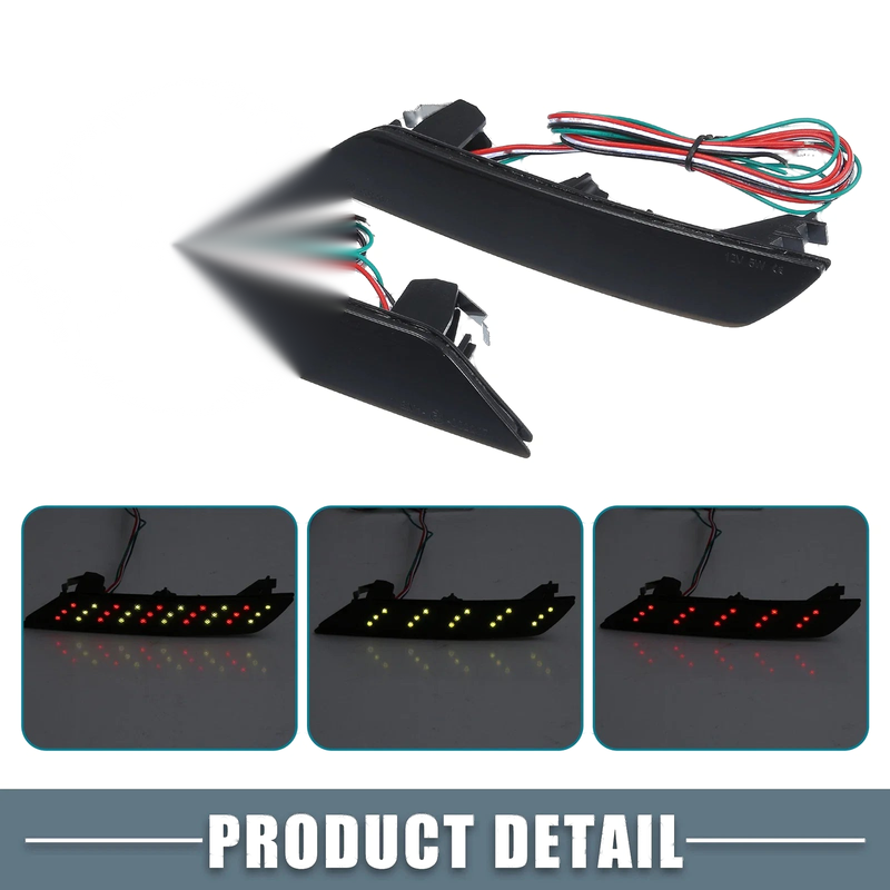 Honda Civic Smoked LED Brake Light Reflector (2013-2015)