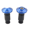 Dirt Bike Motor - Blue Handle Bar End Weights 7/8''