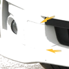 Subaru Impreza WRX STi White Front Bumper Tow Hook Eye Cover (2008-2014)