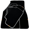 BMW 3 Series M3 E30 with White Trim Black Floor Mats (1986-1991)